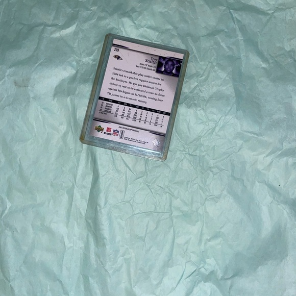 💥Troy Smith Rookie Card Football 🏈Card🔥 - Picture 3 of 5